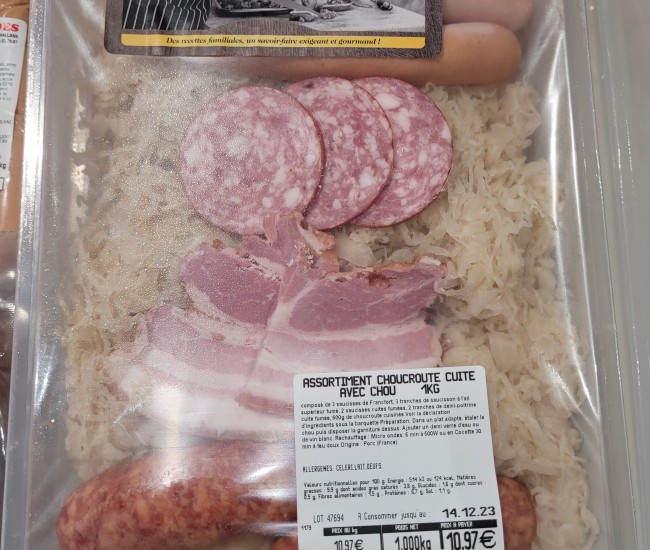 Assortiment choucroute 400g