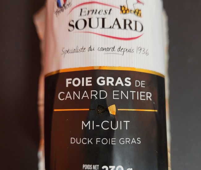 Foie gras de canard entier mi cuit 230g