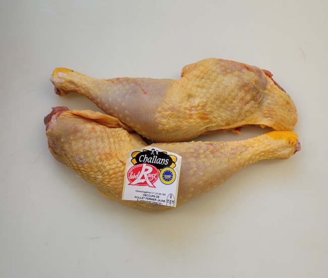 Cuisses de poulet jaune de Challans- Label Rouge x2