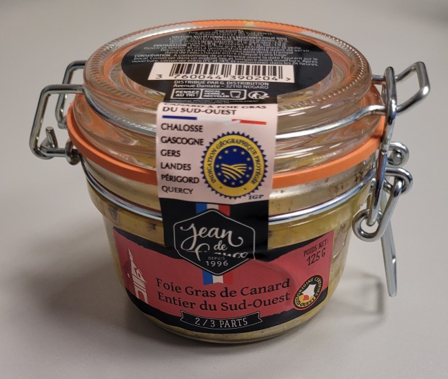 Foie gras entier 125G