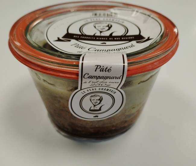 Pâté campagnard à l'ail des ours - 250g