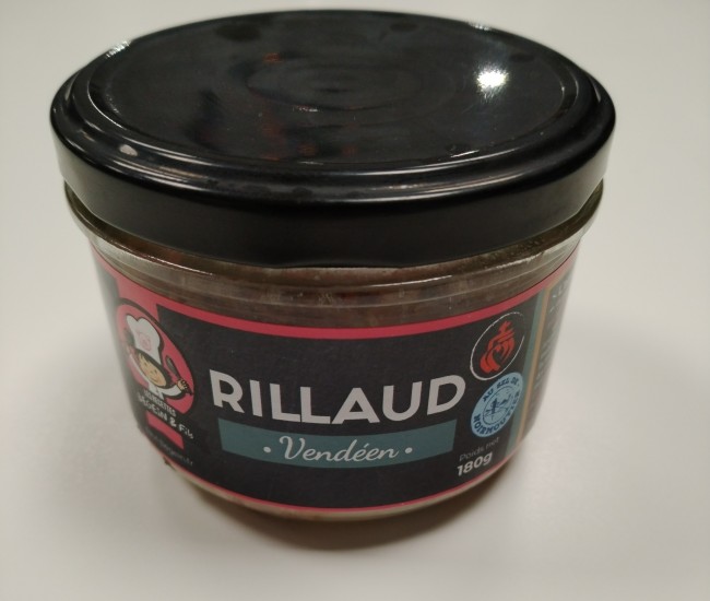 Pâté de Rillaud Vendéen - 180g Origine France