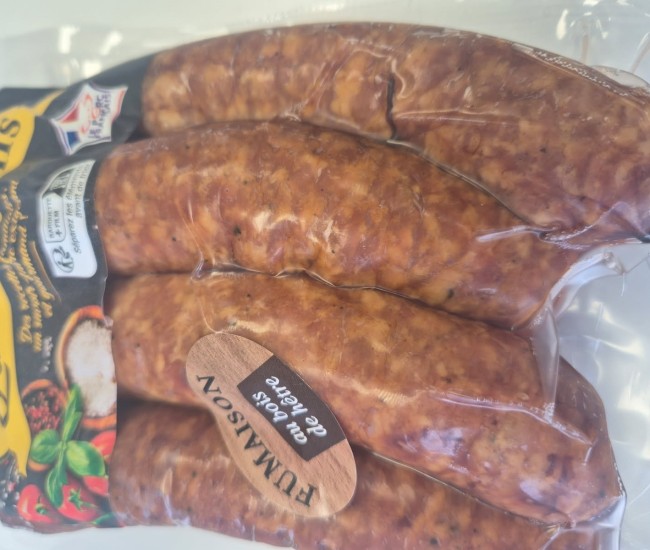 Saucisses fumées x 4